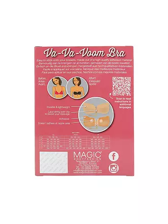 MAGIC BODYFASHION | Va-Va-Voom Klebe-Push Up (Schwarz) | 
